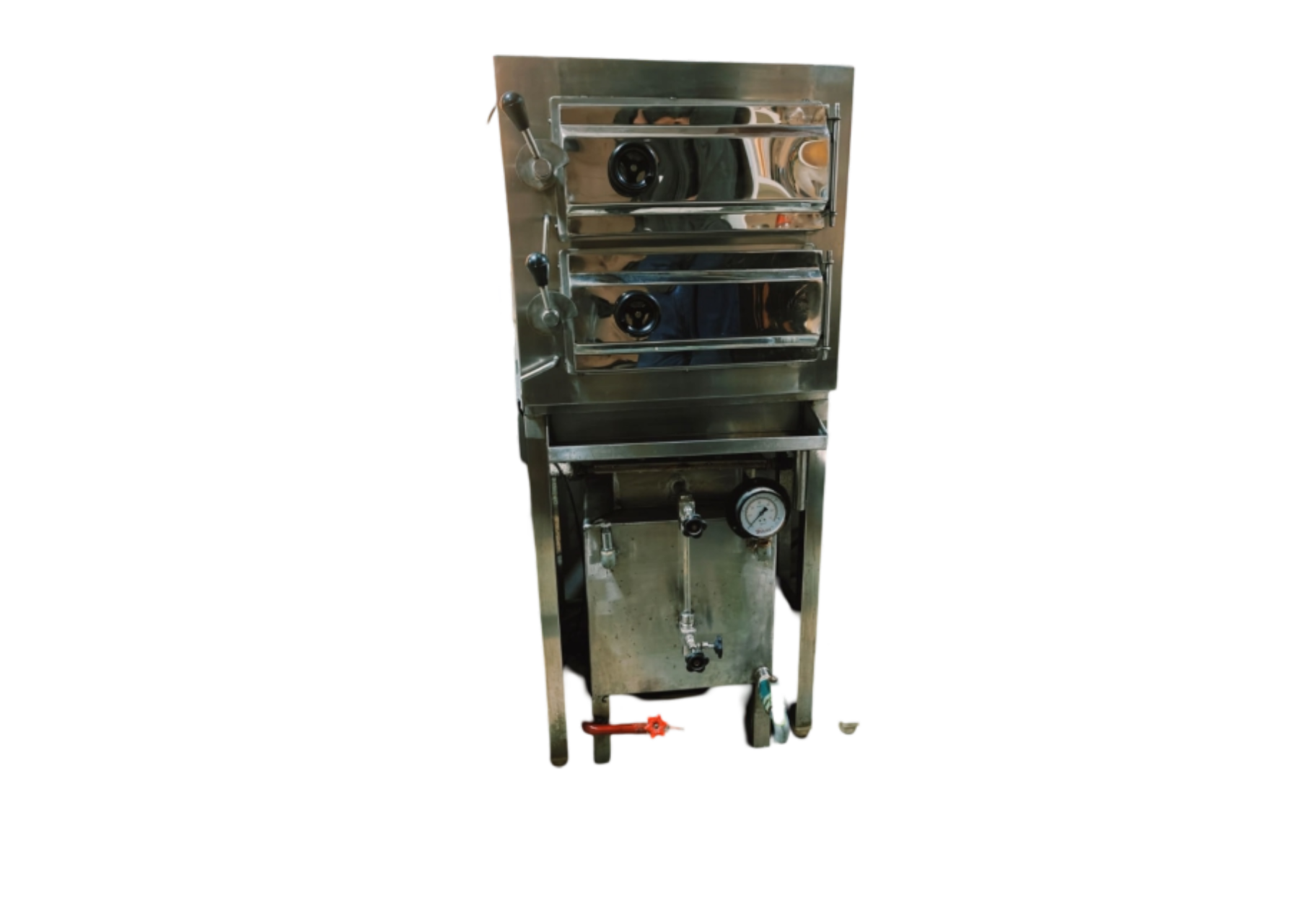 Gas Range Top View
